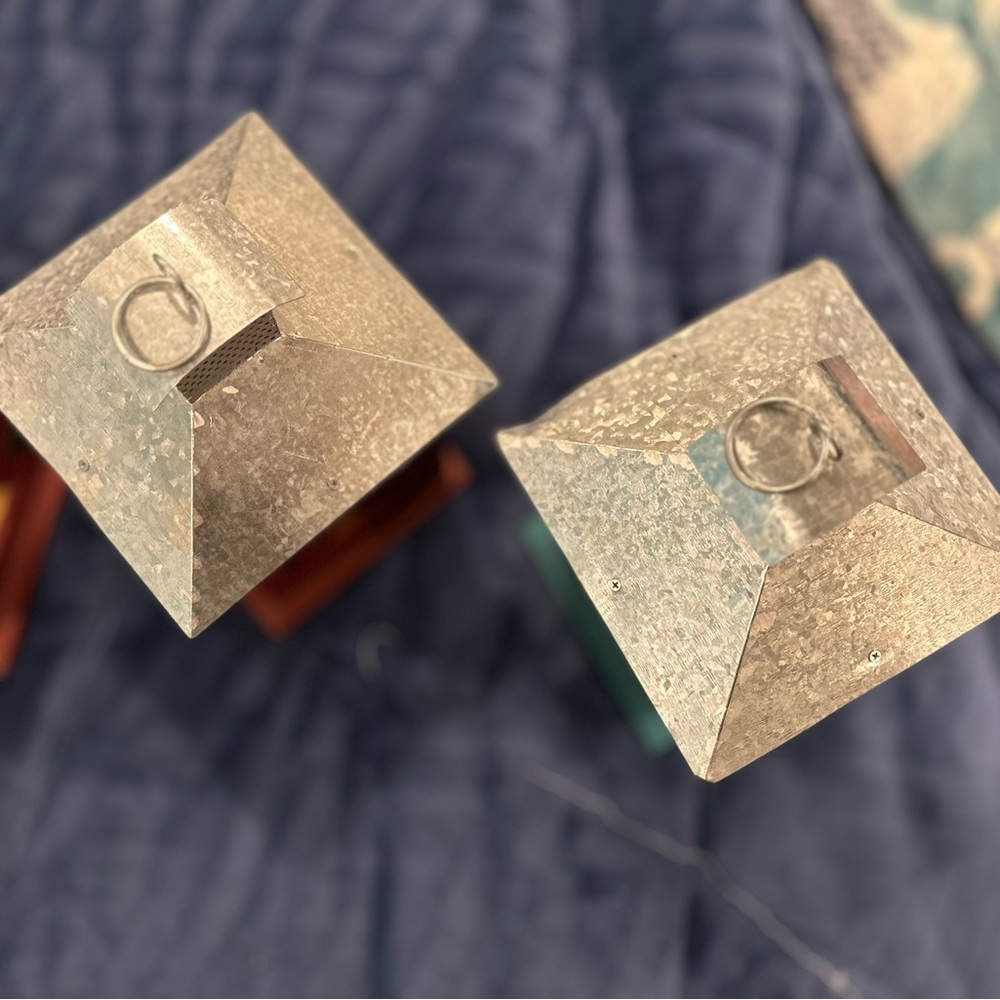 Rustic Red Lantern Set - Picture 9 of 10